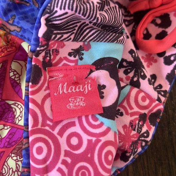 EUC Majji Reversible Bohemian Bikini Set Sz S - Picture 7 of 13